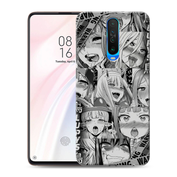Силиконовый чехол на Xiaomi RedMi K30 с принтом Ahegao Ахегао Аниме Силиконовый чехол на Xiaomi RedMi K30 с принтом Ahegao Ахегао Аниме