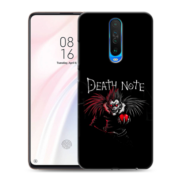 Силиконовый чехол на Xiaomi RedMi K30 с принтом Death note Тетрадь смерти