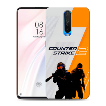 Силиконовый чехол на Xiaomi RedMi K30 с принтом Counter Strike