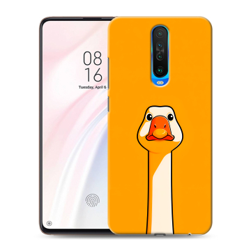 Силиконовый чехол на Xiaomi RedMi K30 с принтом Смешная утка Силиконовый чехол на Xiaomi RedMi K30 с принтом Смешная утка