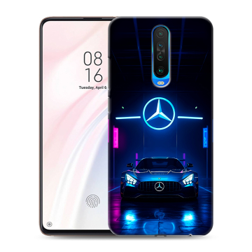 Силиконовый чехол на Xiaomi RedMi K30 с принтом Mercedes Мерседес