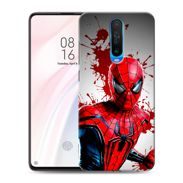 Силиконовый чехол на Xiaomi RedMi K30 с принтом Spiderman Человек паук