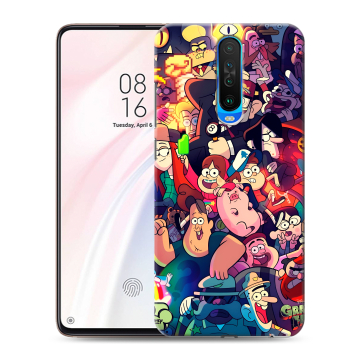 Силиконовый чехол на Xiaomi RedMi K30 с принтом Gravity Falls Гравити Фолз