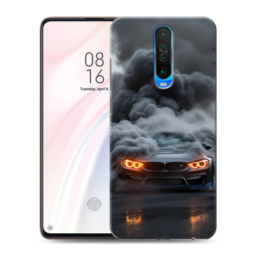 Силиконовый чехол на Xiaomi RedMi K30 с принтом BMW БМВ