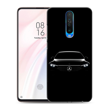 Силиконовый чехол на Xiaomi RedMi K30 с принтом Mercedes Мерседес