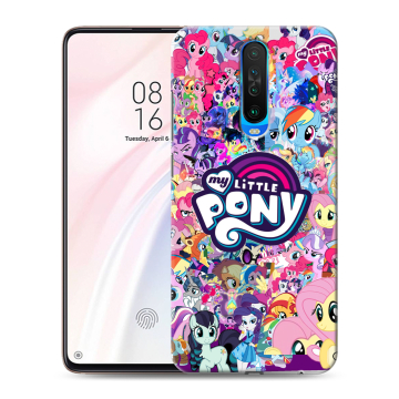 Силиконовый чехол на Xiaomi RedMi K30 с принтом My little pony Дружба чудо