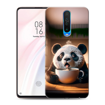 Силиконовый чехол на Xiaomi RedMi K30 с принтом смешная панда