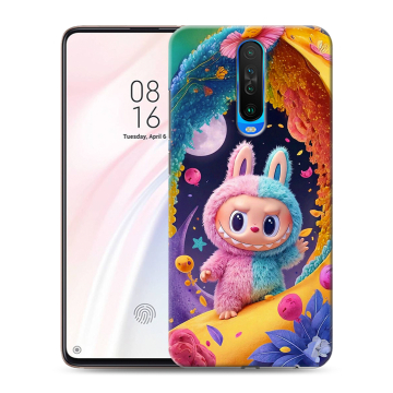 Силиконовый чехол на Xiaomi RedMi K30 с принтом Labubu Лабубу