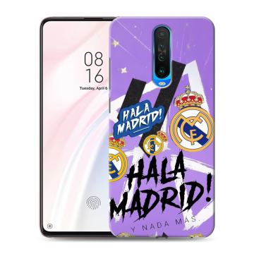 Силиконовый чехол на Xiaomi RedMi K30 с принтом Real Madrid Реал Мадрид