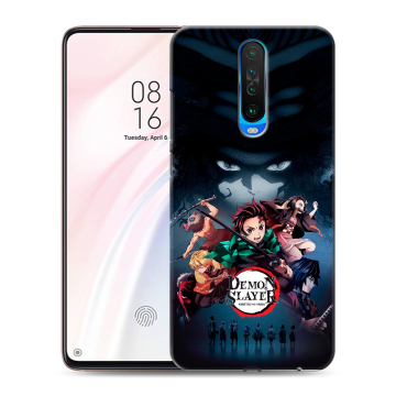 Силиконовый чехол на Xiaomi RedMi K30 с принтом Demon Slayer Клинок рассекающий демонов