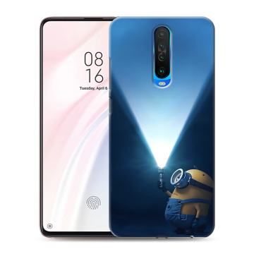 Силиконовый чехол на Xiaomi RedMi K30 с принтом Миньоны
