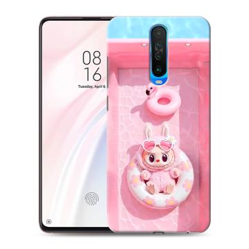 Силиконовый чехол на Xiaomi RedMi K30 с принтом Labubu Лабубу