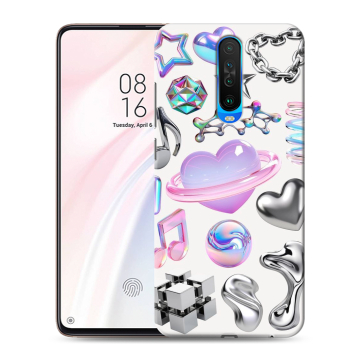 Силиконовый чехол на Xiaomi RedMi K30 с принтом Y2K