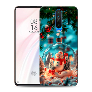 Силиконовый чехол на Xiaomi RedMi K30 с принтом Новый год Силиконовый чехол на Xiaomi RedMi K30 с принтом Новый год