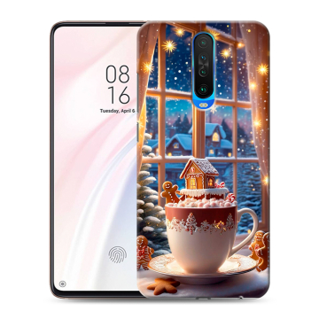 Силиконовый чехол на Xiaomi RedMi K30 с принтом Новый год Силиконовый чехол на Xiaomi RedMi K30 с принтом Новый год