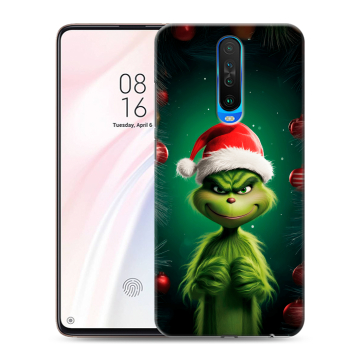 Силиконовый чехол на Xiaomi RedMi K30 с принтом Гринч Новый год Рождество Силиконовый чехол на Xiaomi RedMi K30 с принтом Гринч Новый год Рождество