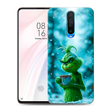 Силиконовый чехол на Xiaomi RedMi K30 с принтом Новый год гринч Силиконовый чехол на Xiaomi RedMi K30 с принтом Новый год гринч