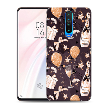 Силиконовый чехол на Xiaomi RedMi K30 с принтом Новый год Силиконовый чехол на Xiaomi RedMi K30 с принтом Новый год