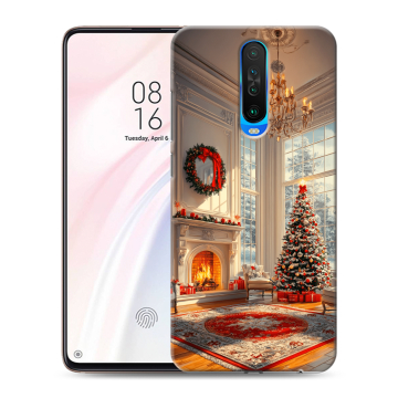 Силиконовый чехол на Xiaomi RedMi K30 с принтом Новый год Силиконовый чехол на Xiaomi RedMi K30 с принтом Новый год