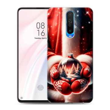 Силиконовый чехол на Xiaomi RedMi K30 с принтом Новый год Силиконовый чехол на Xiaomi RedMi K30 с принтом Новый год
