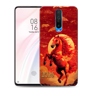 Силиконовый чехол на Xiaomi RedMi K30 с принтом Новый год Силиконовый чехол на Xiaomi RedMi K30 с принтом Новый год