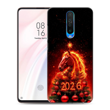 Силиконовый чехол на Xiaomi RedMi K30 с принтом Новый год Силиконовый чехол на Xiaomi RedMi K30 с принтом Новый год