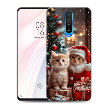 Силиконовый чехол на Xiaomi RedMi K30 с принтом Новый год Силиконовый чехол на Xiaomi RedMi K30 с принтом Новый год