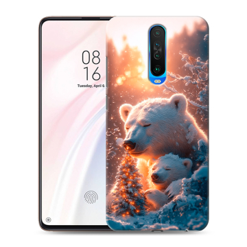 Силиконовый чехол на Xiaomi RedMi K30 с принтом Новый год Силиконовый чехол на Xiaomi RedMi K30 с принтом Новый год