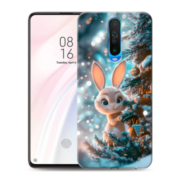 Силиконовый чехол на Xiaomi RedMi K30 с принтом Новый год Силиконовый чехол на Xiaomi RedMi K30 с принтом Новый год