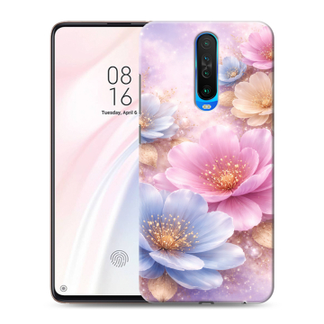 Силиконовый чехол на Xiaomi RedMi K30 с принтом женский