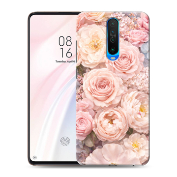 Силиконовый чехол на Xiaomi RedMi K30 с принтом женский