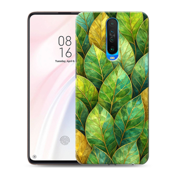 Силиконовый чехол на Xiaomi RedMi K30 с принтом женский