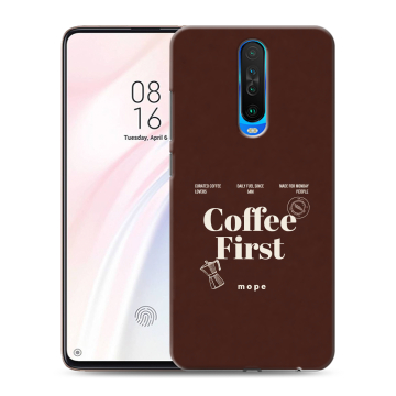 Силиконовый чехол на Xiaomi RedMi K30 с принтом женский