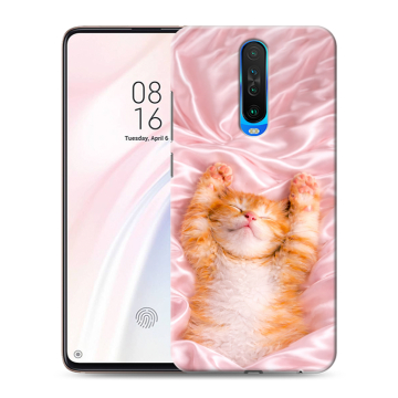 Силиконовый чехол на Xiaomi RedMi K30 с принтом женский
