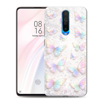 Силиконовый чехол на Xiaomi RedMi K30 с принтом женский