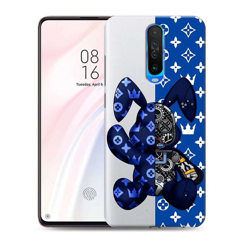 Силиконовый чехол на Xiaomi RedMi K30 с принтом Луи робот Силиконовый чехол на Xiaomi RedMi K30 с принтом Луи робот