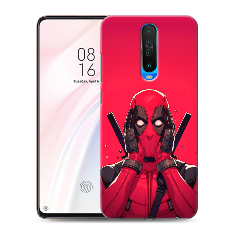 Силиконовый чехол на Xiaomi RedMi K30 с принтом Дедпул Deadpool Силиконовый чехол на Xiaomi RedMi K30 с принтом Дедпул Deadpool