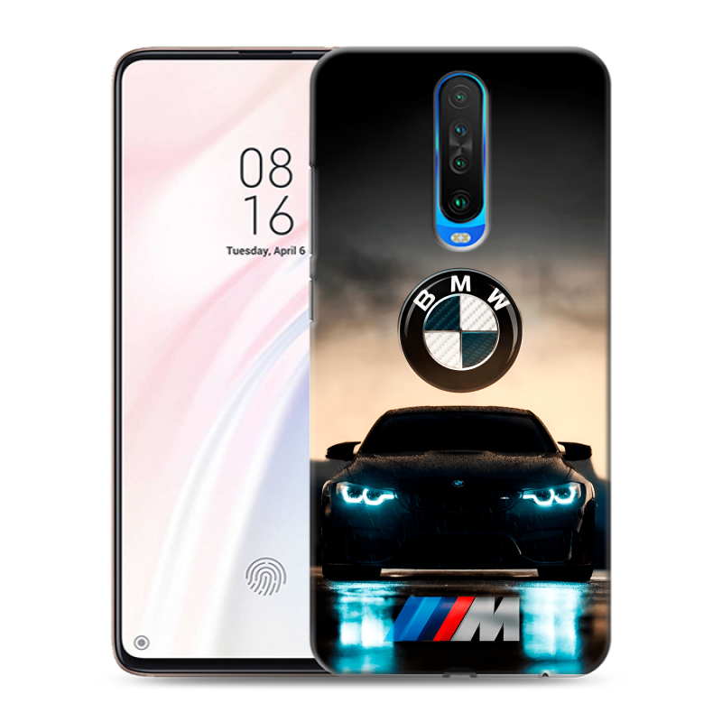 Силиконовый чехол на Xiaomi RedMi K30 с принтом БМВ BMW Силиконовый чехол на Xiaomi RedMi K30 с принтом БМВ BMW
