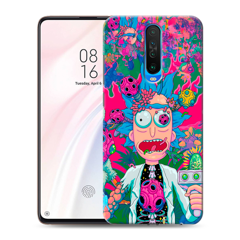 Пластиковый чехол на Xiaomi RedMi K30 с принтом Рик и Морти Rick Morty Пластиковый чехол на Xiaomi RedMi K30 с принтом Рик и Морти Rick Morty