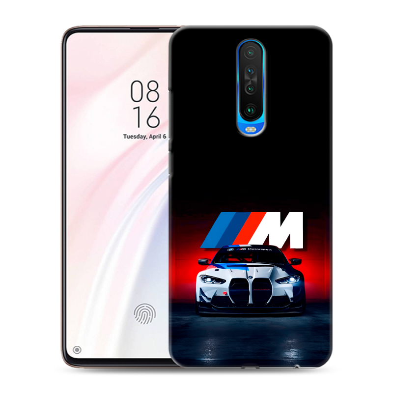 Пластиковый чехол на Xiaomi RedMi K30 с принтом БМВ BMW Пластиковый чехол на Xiaomi RedMi K30 с принтом БМВ BMW