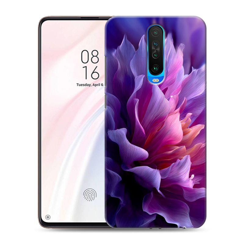 Силиконовый чехол на Xiaomi RedMi K30 с принтом женский цветы Силиконовый чехол на Xiaomi RedMi K30 с принтом женский цветы