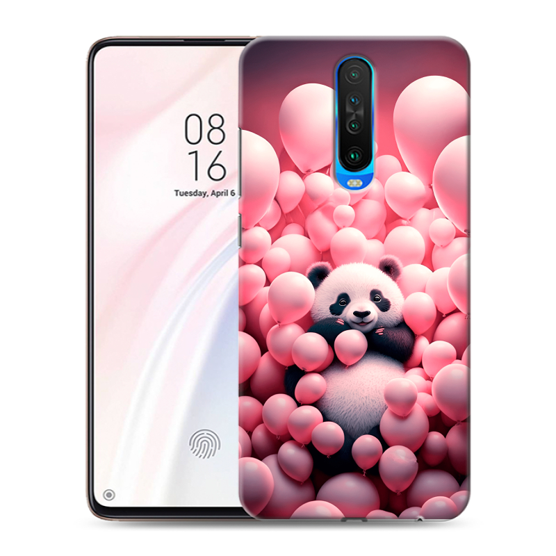 Силиконовый чехол на Xiaomi RedMi K30 с принтом Панда Силиконовый чехол на Xiaomi RedMi K30 с принтом Панда
