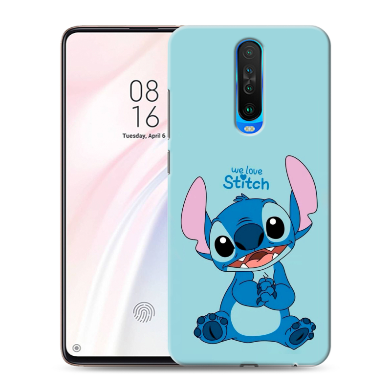 Пластиковый чехол на Xiaomi RedMi K30 с принтом Лило и Стич Пластиковый чехол на Xiaomi RedMi K30 с принтом Лило и Стич