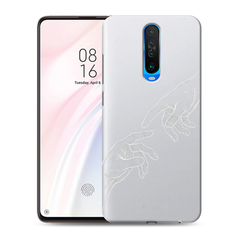 Силиконовый противоударный чехол на Xiaomi RedMi K30 с принтом Сотворение мира Силиконовый противоударный чехол на Xiaomi RedMi K30 с принтом Сотворение мира