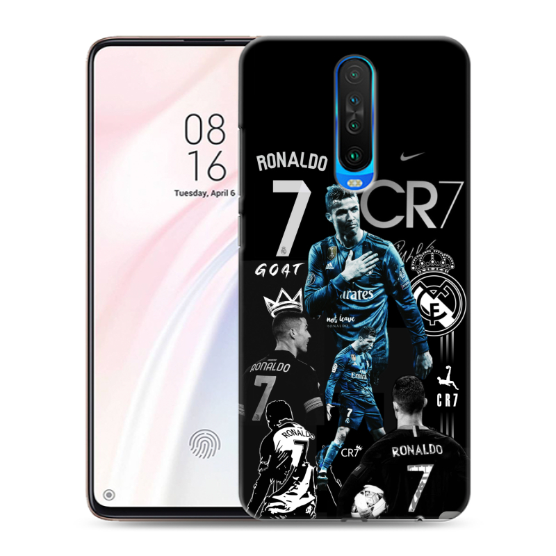 Силиконовый чехол на Xiaomi RedMi K30 с принтом Реал Роналдо Силиконовый чехол на Xiaomi RedMi K30 с принтом Реал Роналдо