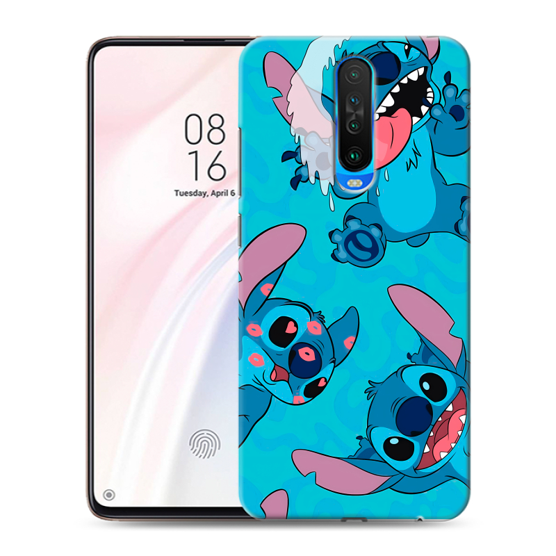 Пластиковый чехол на Xiaomi RedMi K30 с принтом Лило и Стич Пластиковый чехол на Xiaomi RedMi K30 с принтом Лило и Стич