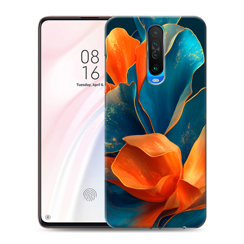 Силиконовый чехол на Xiaomi RedMi K30 с принтом Цветы Силиконовый чехол на Xiaomi RedMi K30 с принтом Цветы