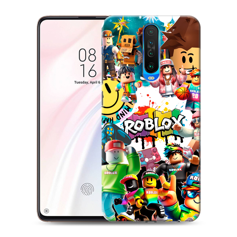 Пластиковый чехол на Xiaomi RedMi K30 с принтом Roblox Роблокс Пластиковый чехол на Xiaomi RedMi K30 с принтом Roblox Роблокс