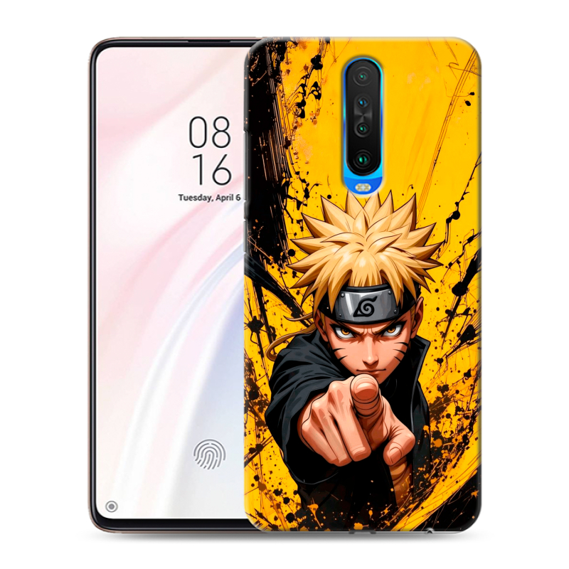 Силиконовый чехол на Xiaomi RedMi K30 с принтом Naruto Наруто Силиконовый чехол на Xiaomi RedMi K30 с принтом Naruto Наруто