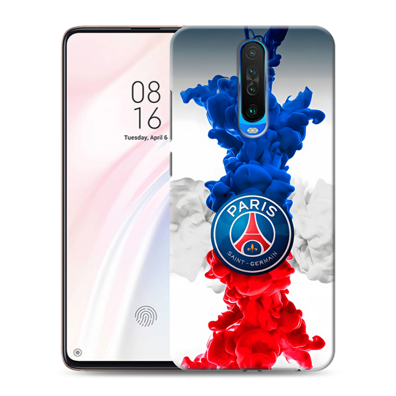 Силиконовый чехол на Xiaomi RedMi K30 с принтом PSG ПСЖ Силиконовый чехол на Xiaomi RedMi K30 с принтом PSG ПСЖ